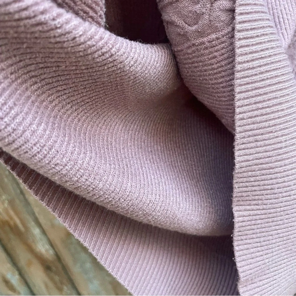 VILA MILANO Women’s Dusty Pink V Neck Sweater Vest Knit Size Large - Picture 5 of 8